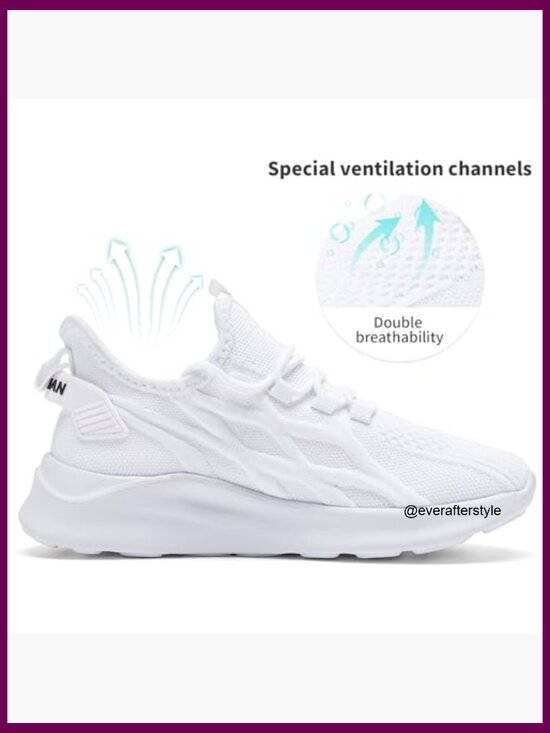 Men\'s Athletic Shoes Slip On Lightweight Breathable Mesh Running Tennis Walking main image 4